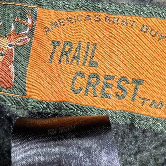 Women’s Trail Crest Deer Hunting Camo Pink Full Zip Fleece Jacket Large - Picture 6 of 6